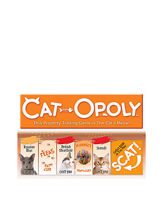 Cat-opoly Monopoly Cat Feline Property Trading Board Game Late for The Sky for sale online 