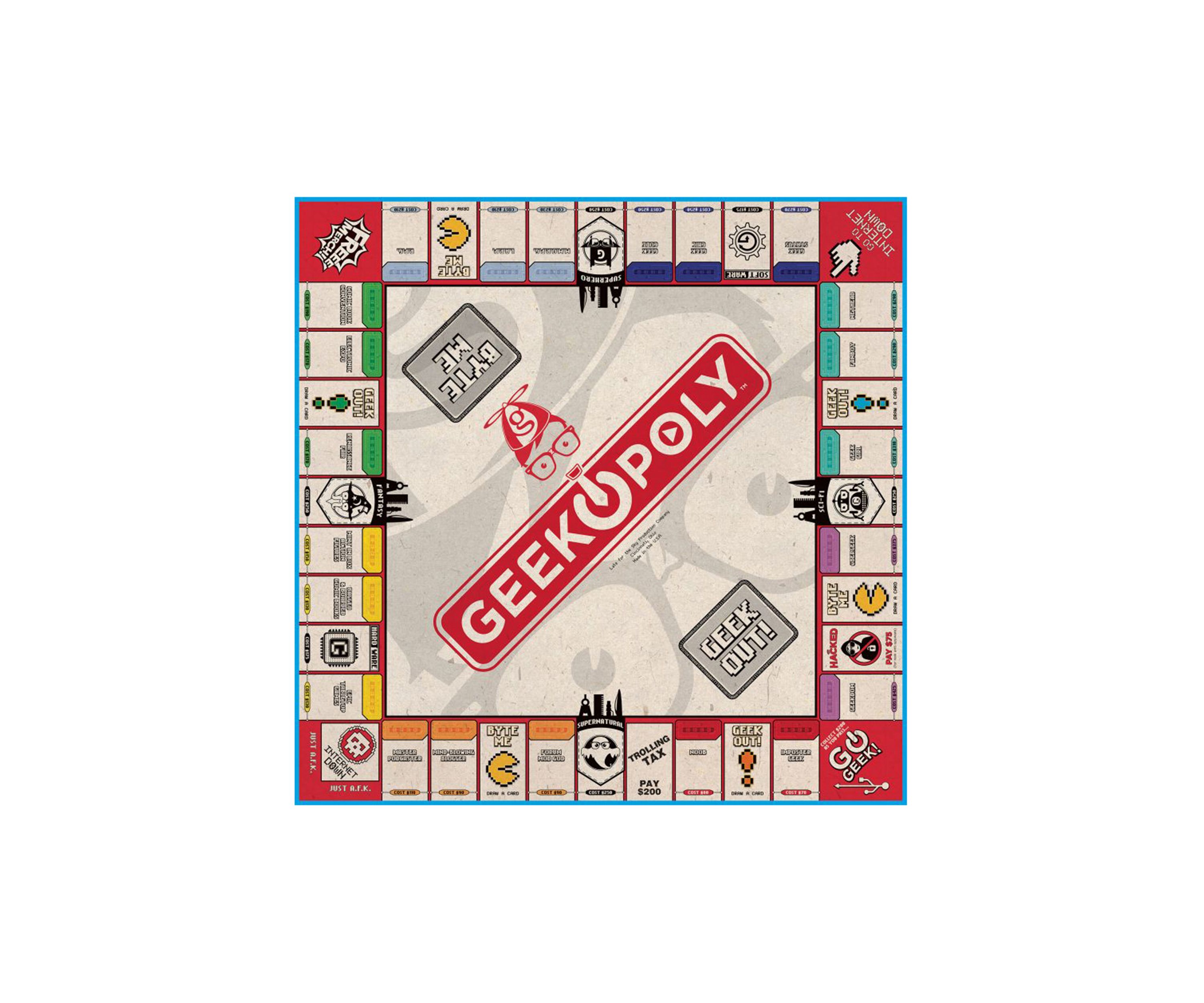Geek-opoly Family Game