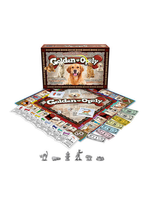 Late For The Sky Golden Retriever-opoly Family Game