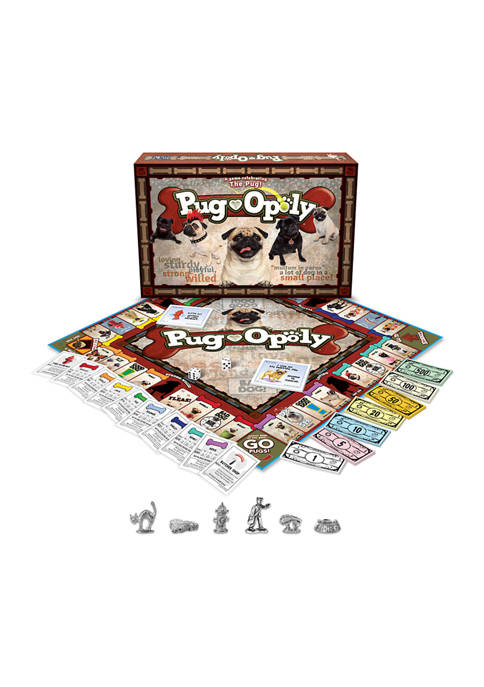 Late For The Sky Pug-opoly Family Game