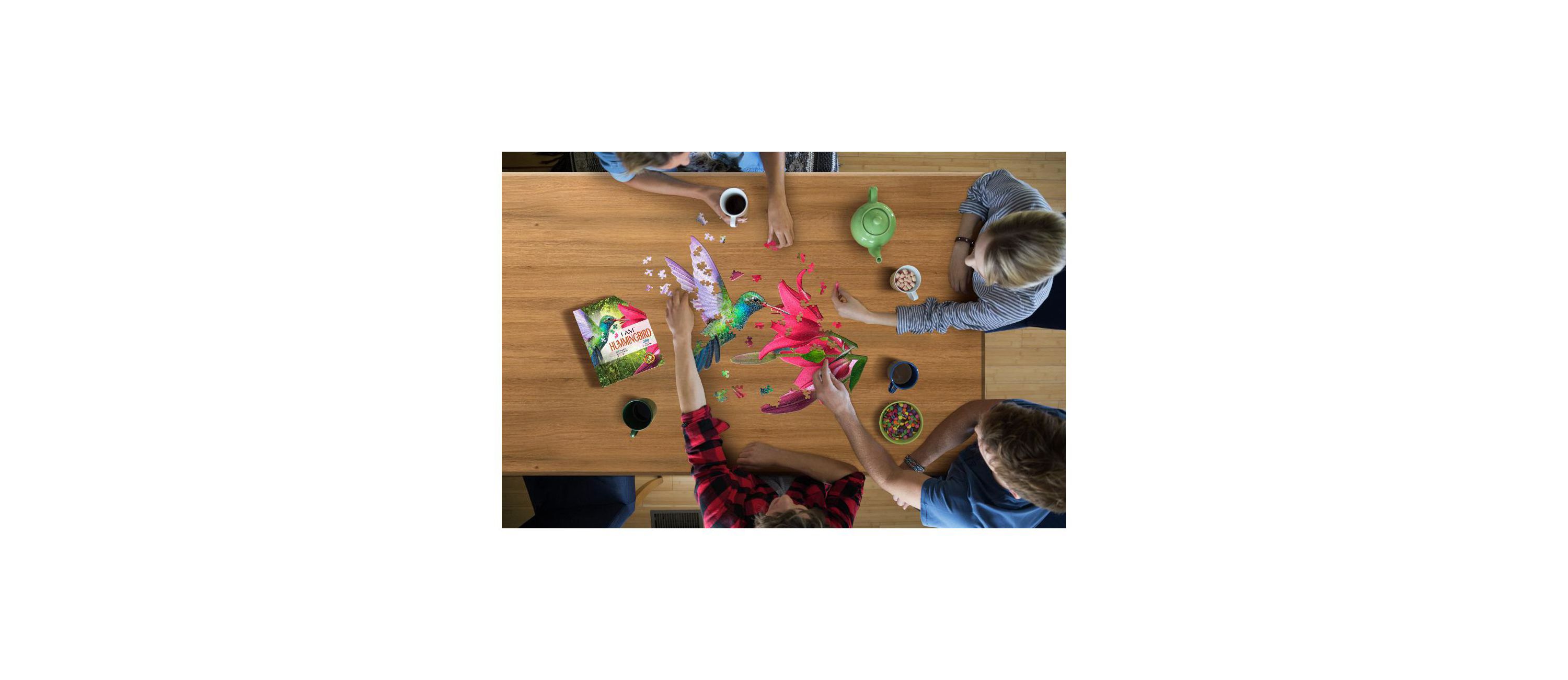I Am Hummingbird Shaped Jigsaw Puzzle: 300 Pcs