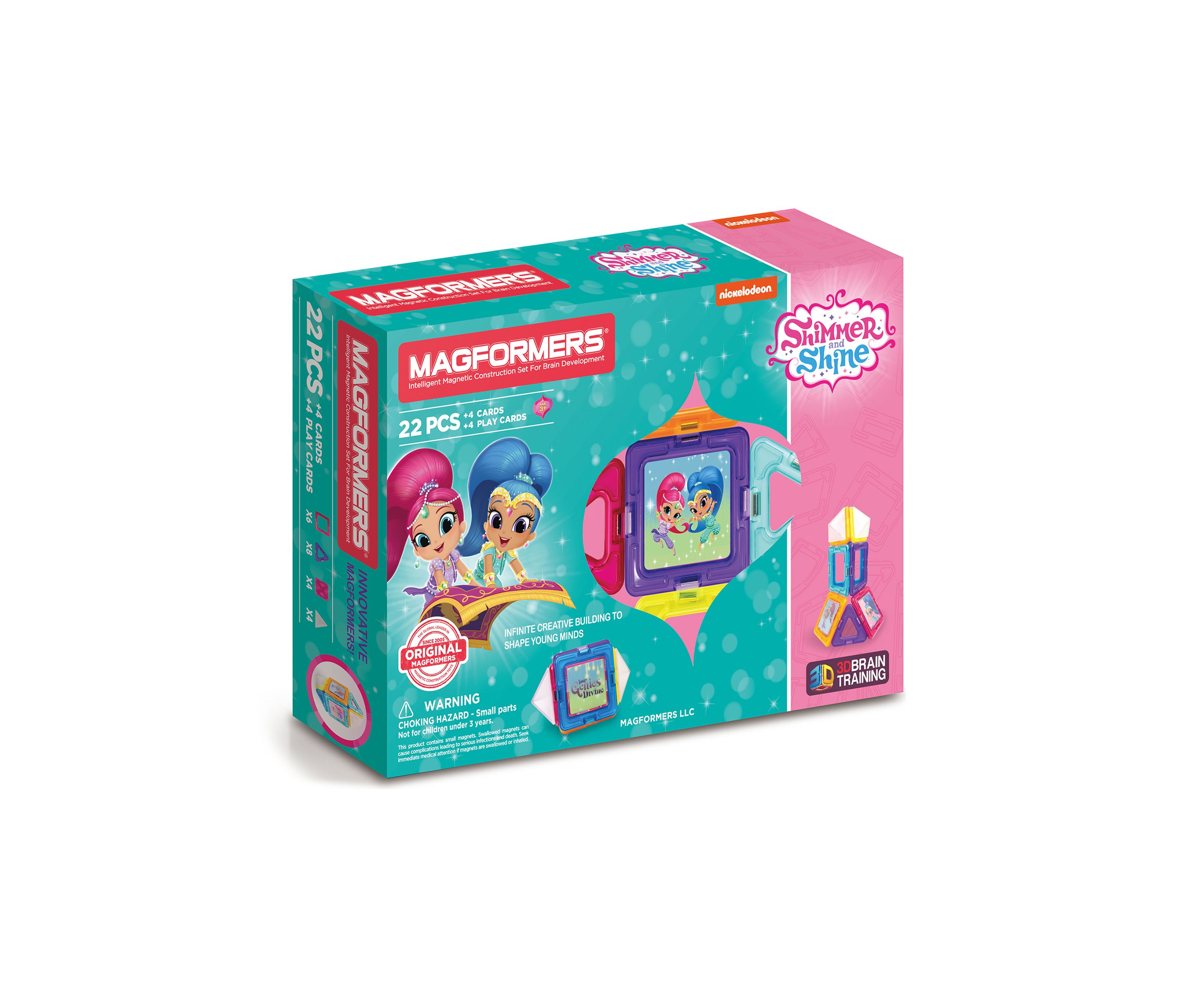 Magformers Shimmer and Shine Set: 22 Pieces