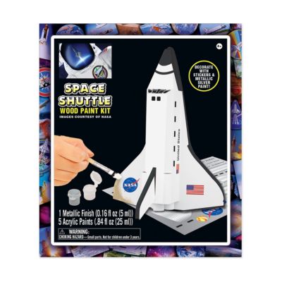 Masterpieces Puzzles Works Of Ahhh... Wood Paint Kit - Nasa Space Shuttle -  0705988222139