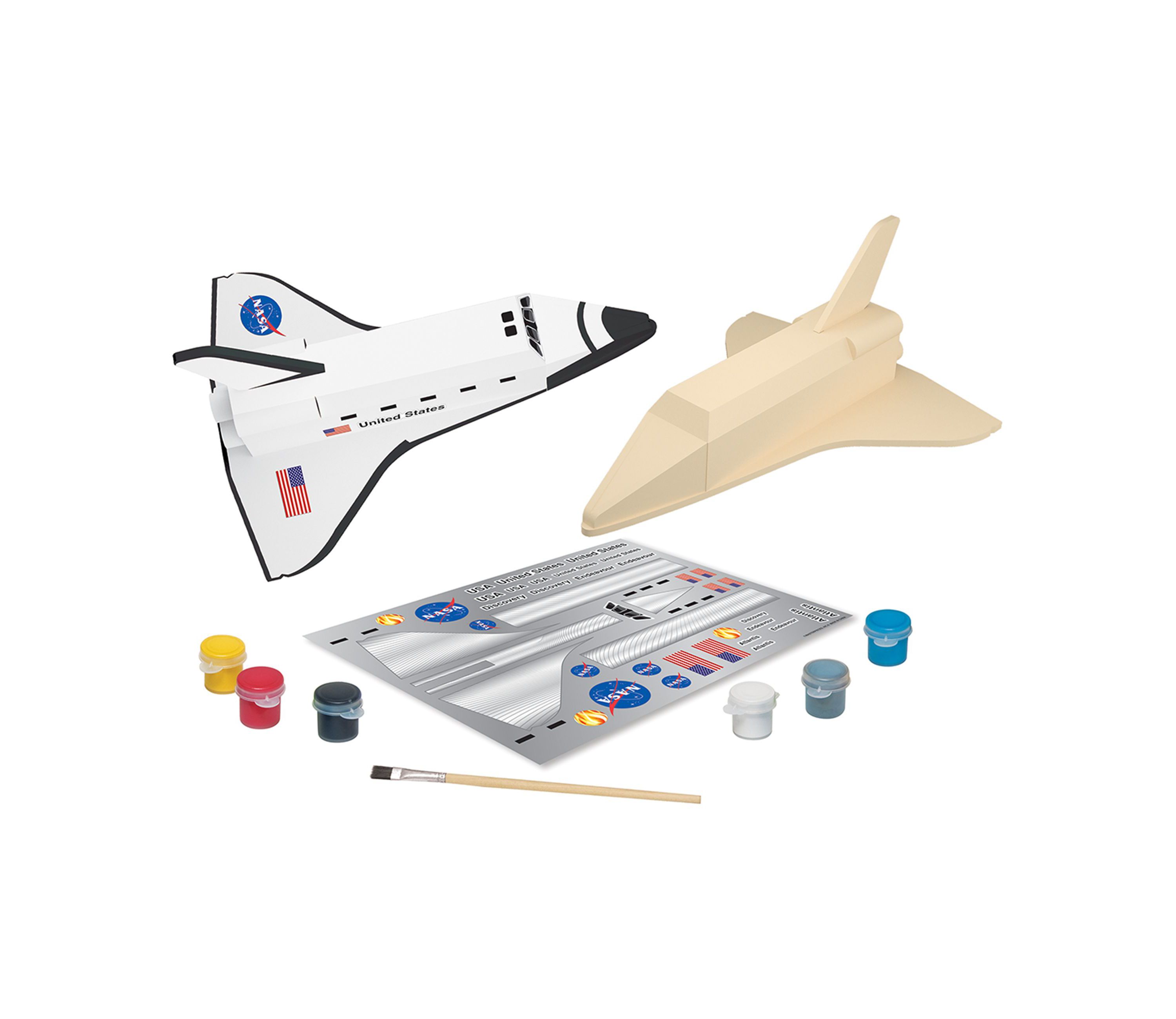 Works of Ahhh... Wood Paint Kit - NASA Space Shuttle