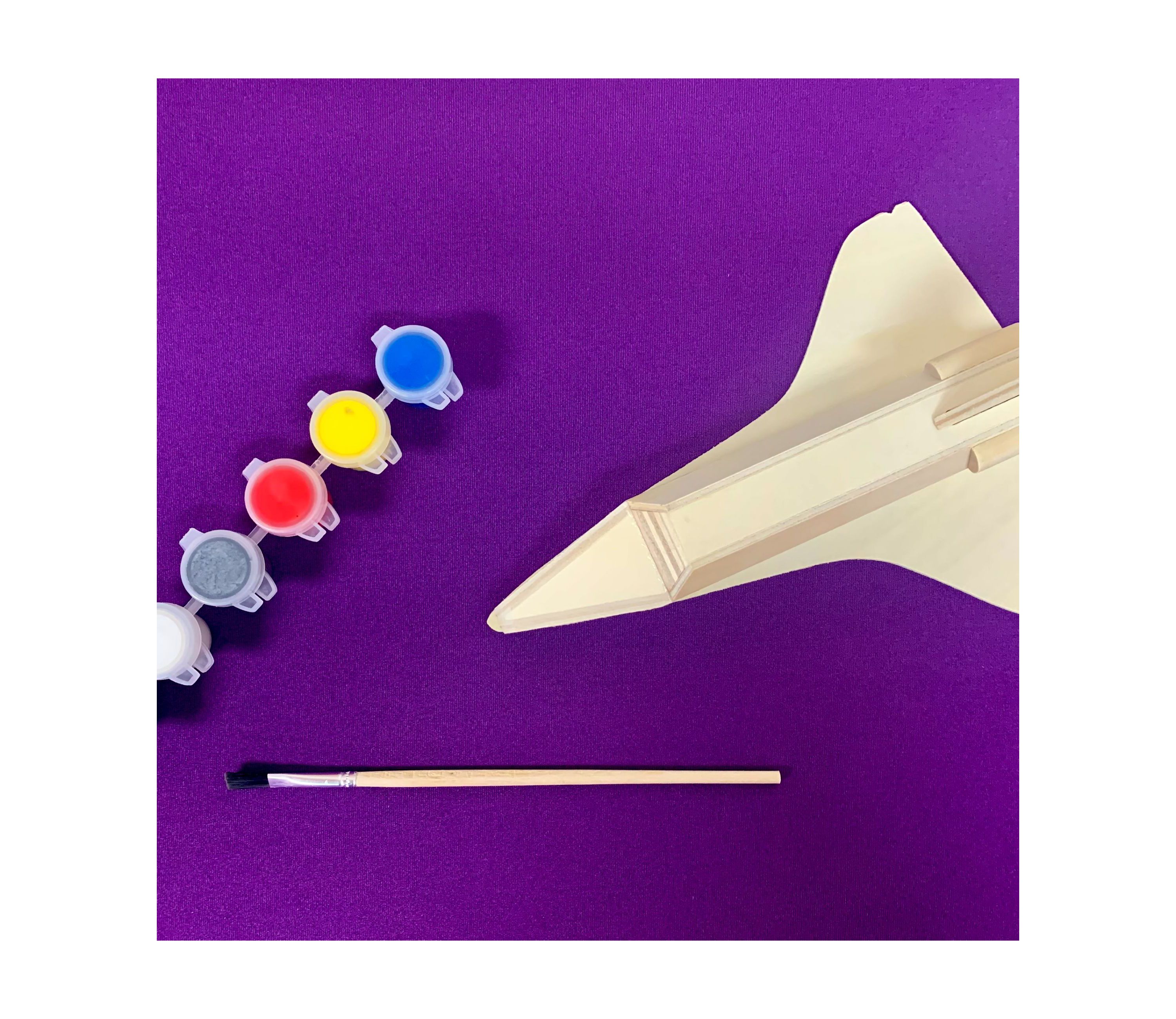 Works of Ahhh... Wood Paint Kit - NASA Space Shuttle