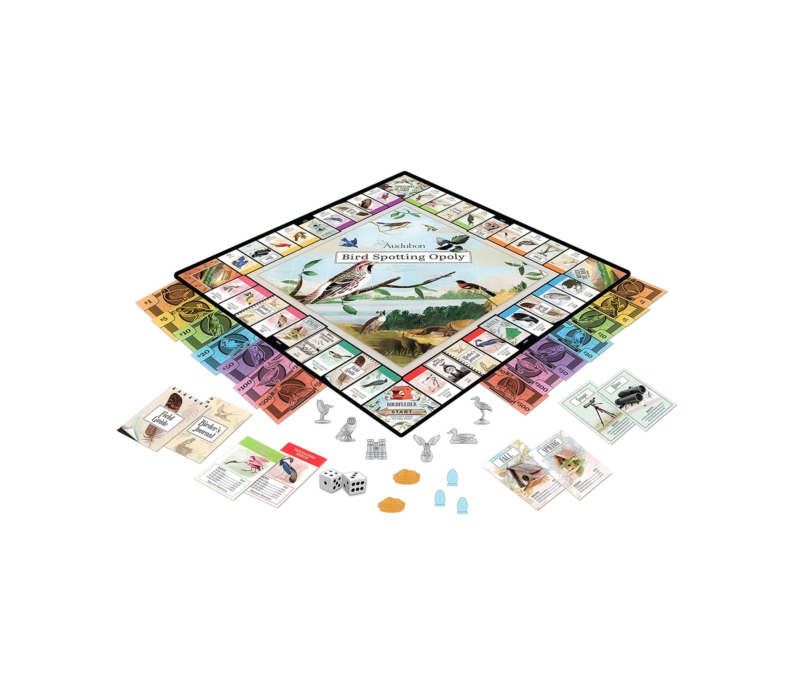 Audubon Bird Spotting Opoly Collectors Edition Set