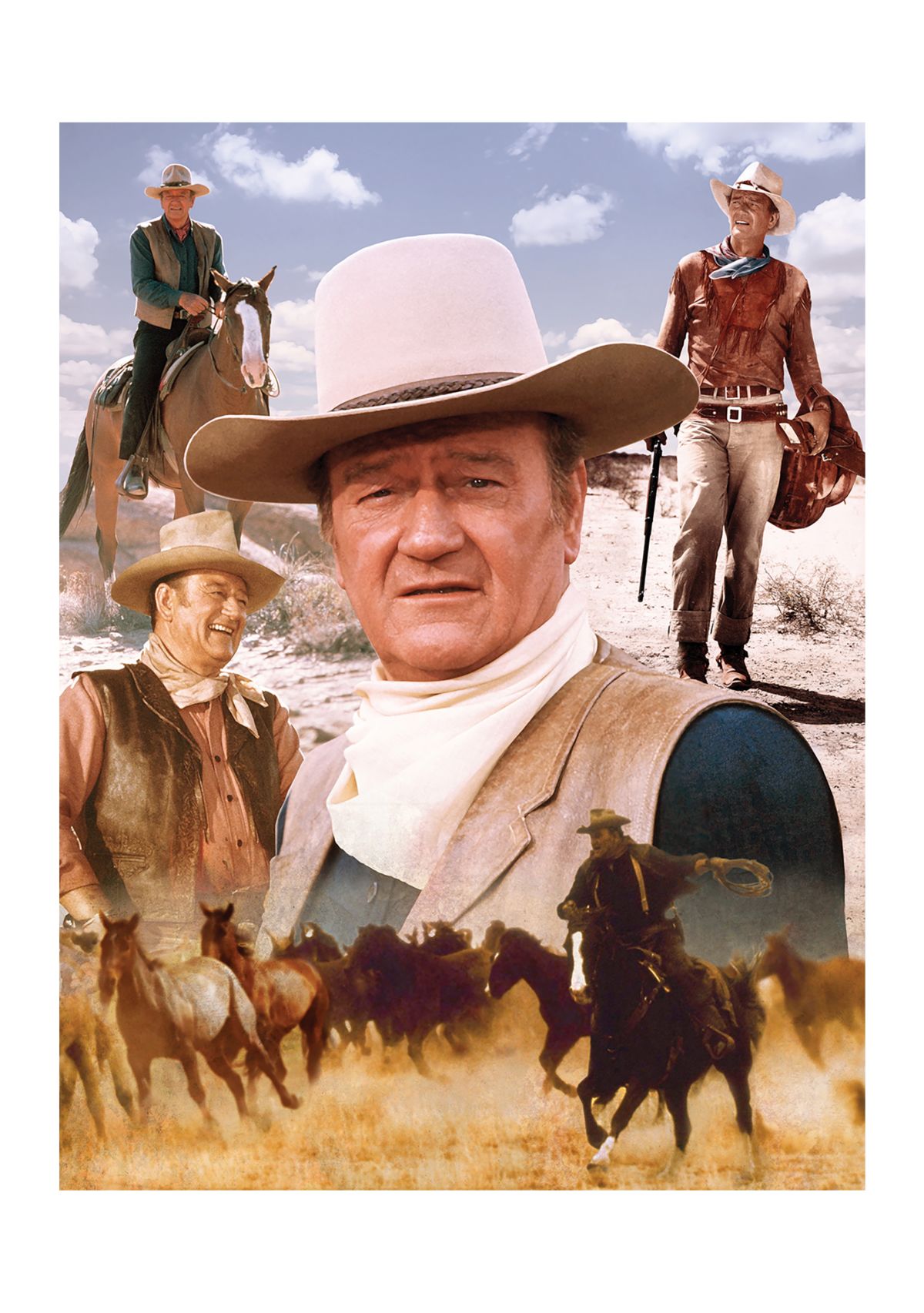John Wayne - Americas Cowboy Puzzle: 1000 Pcs