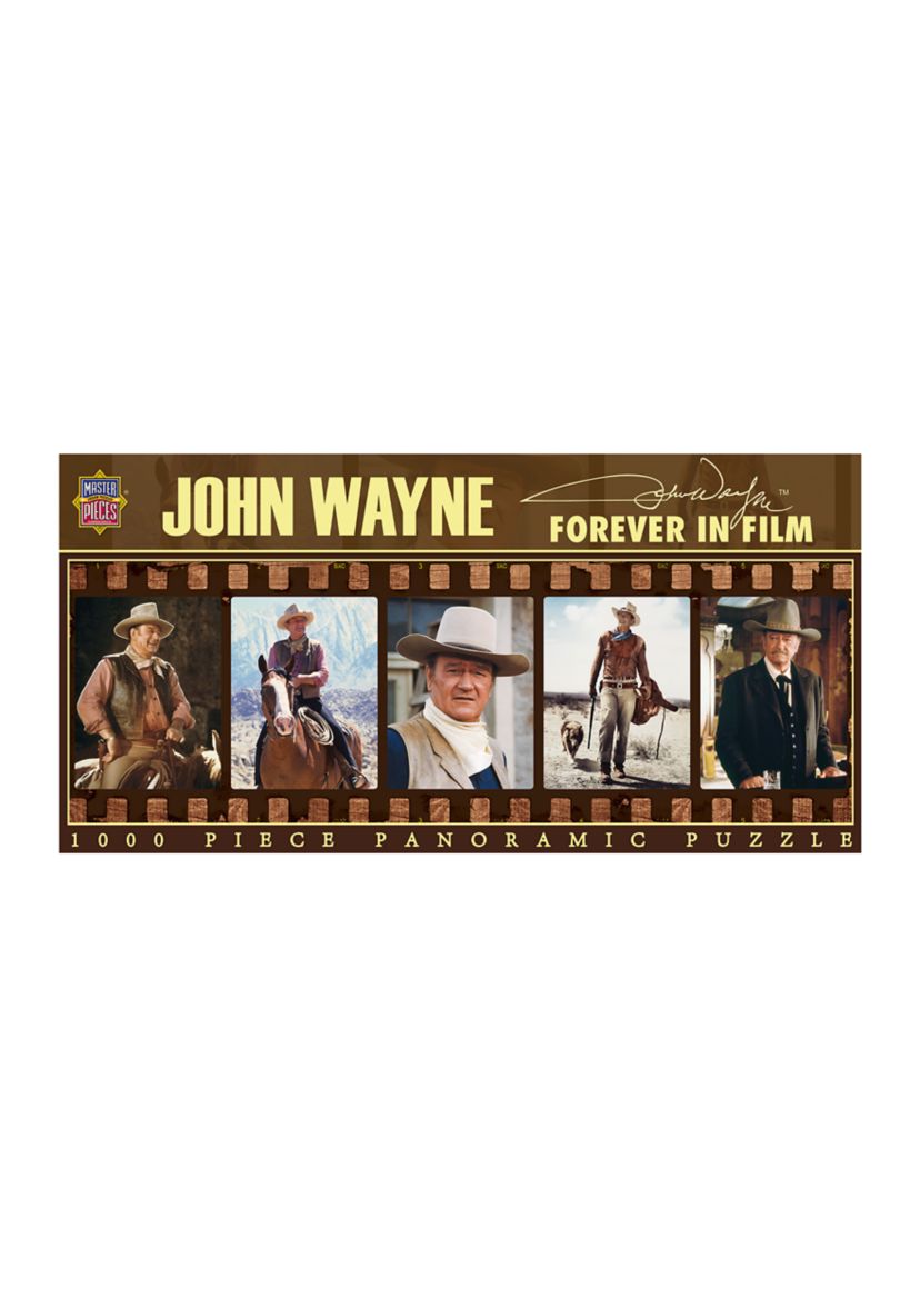 John Wayne - Forever in Film Panoramic Puzzle: 1000 Pieces