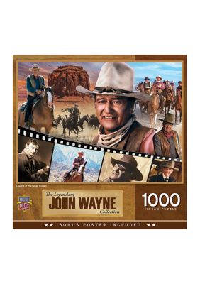 Masterpieces Puzzles John Wayne - Legend of the Silver Screen Puzzle: 1000 Pcs