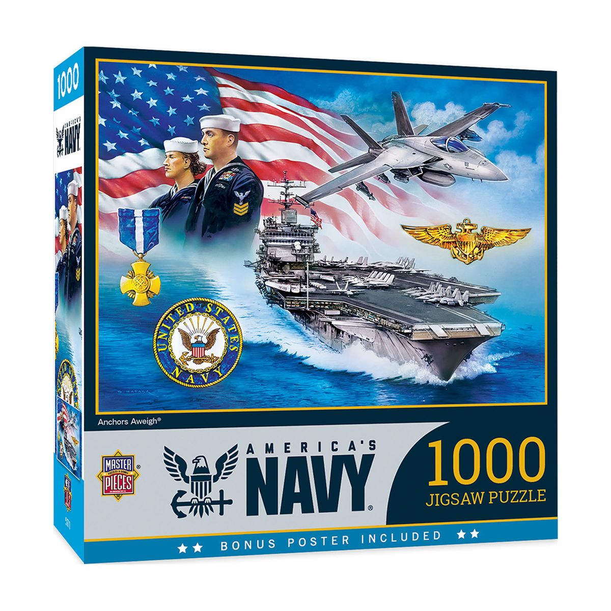 Americas Navy - Anchors Aweigh: 1000 Pcs