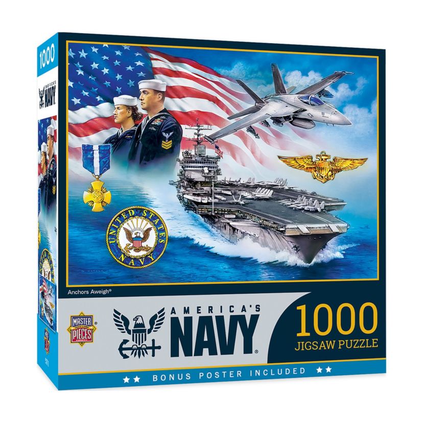 Americas Navy - Anchors Aweigh: 1000 Pcs