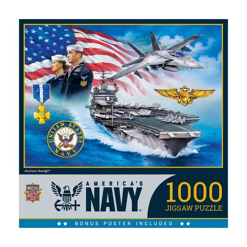 Americas Navy - Anchors Aweigh: 1000 Pcs