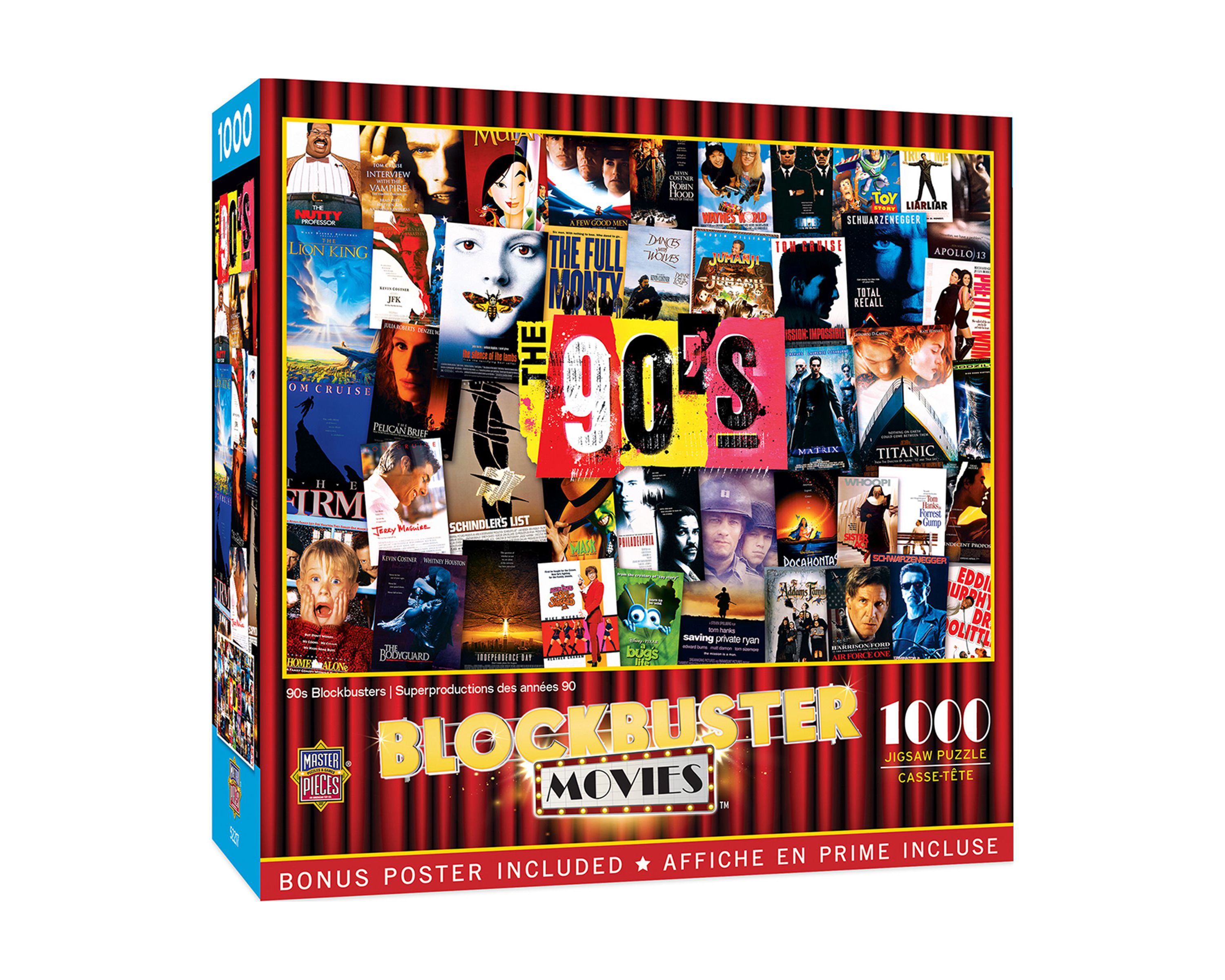 Blockbuster Movies - 90s Blockbusters: 1000 Pcs