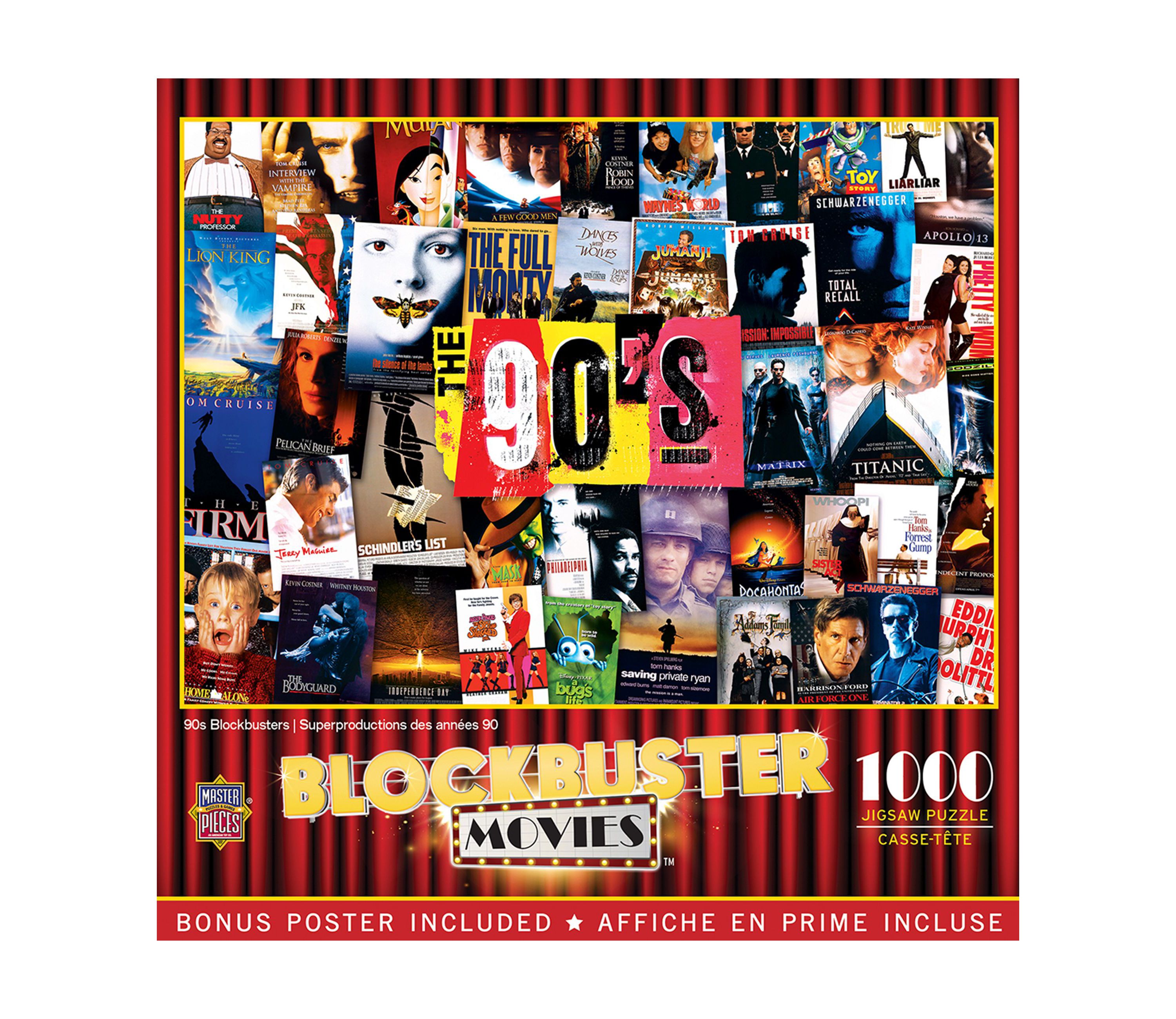Blockbuster Movies - 90s Blockbusters: 1000 Pcs