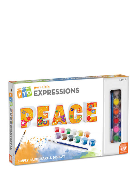 Paint Your Own Porcelain Expressions - Peace