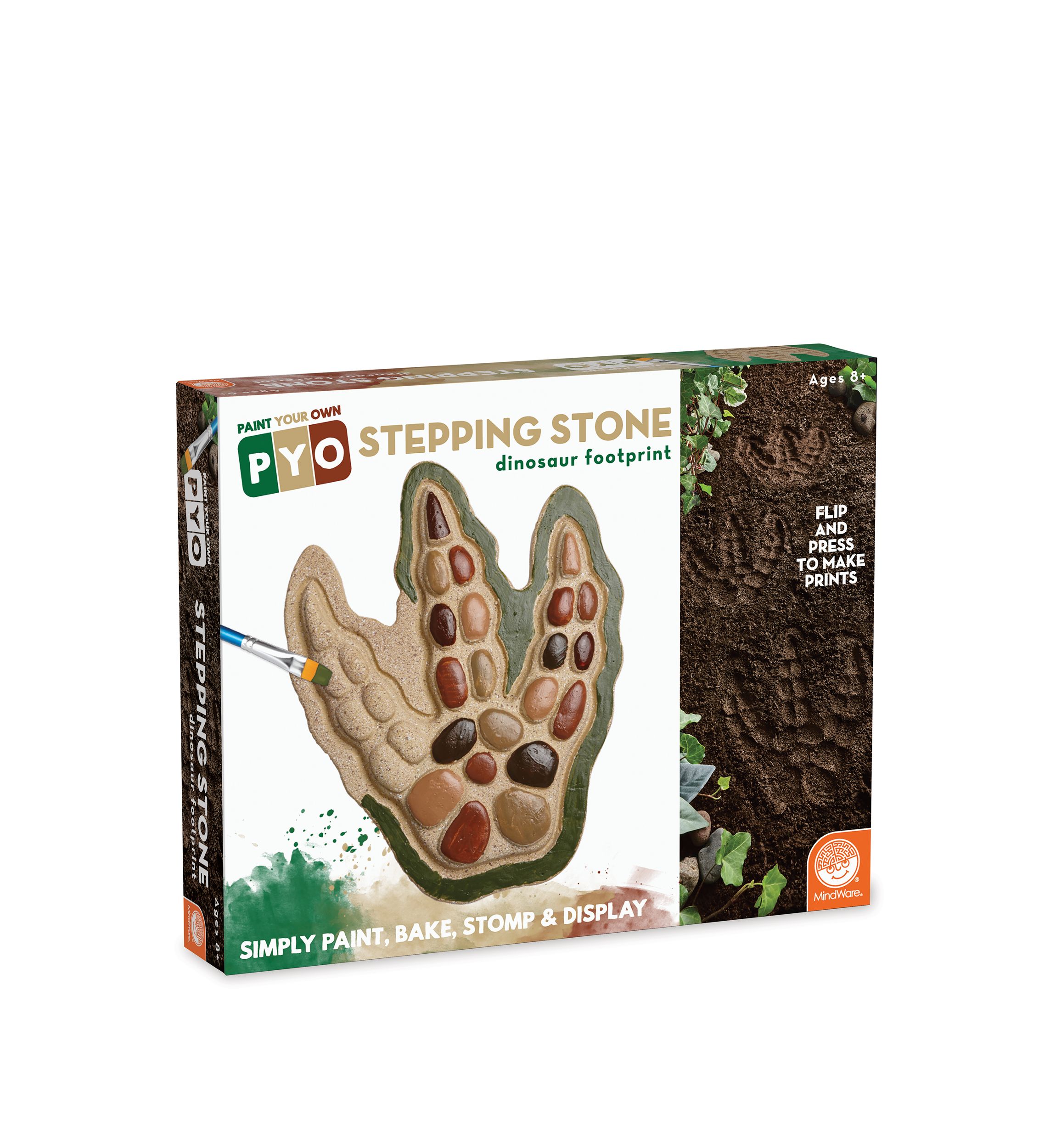 Paint Your Own Stepping Stone - Dinosaur Footprint
