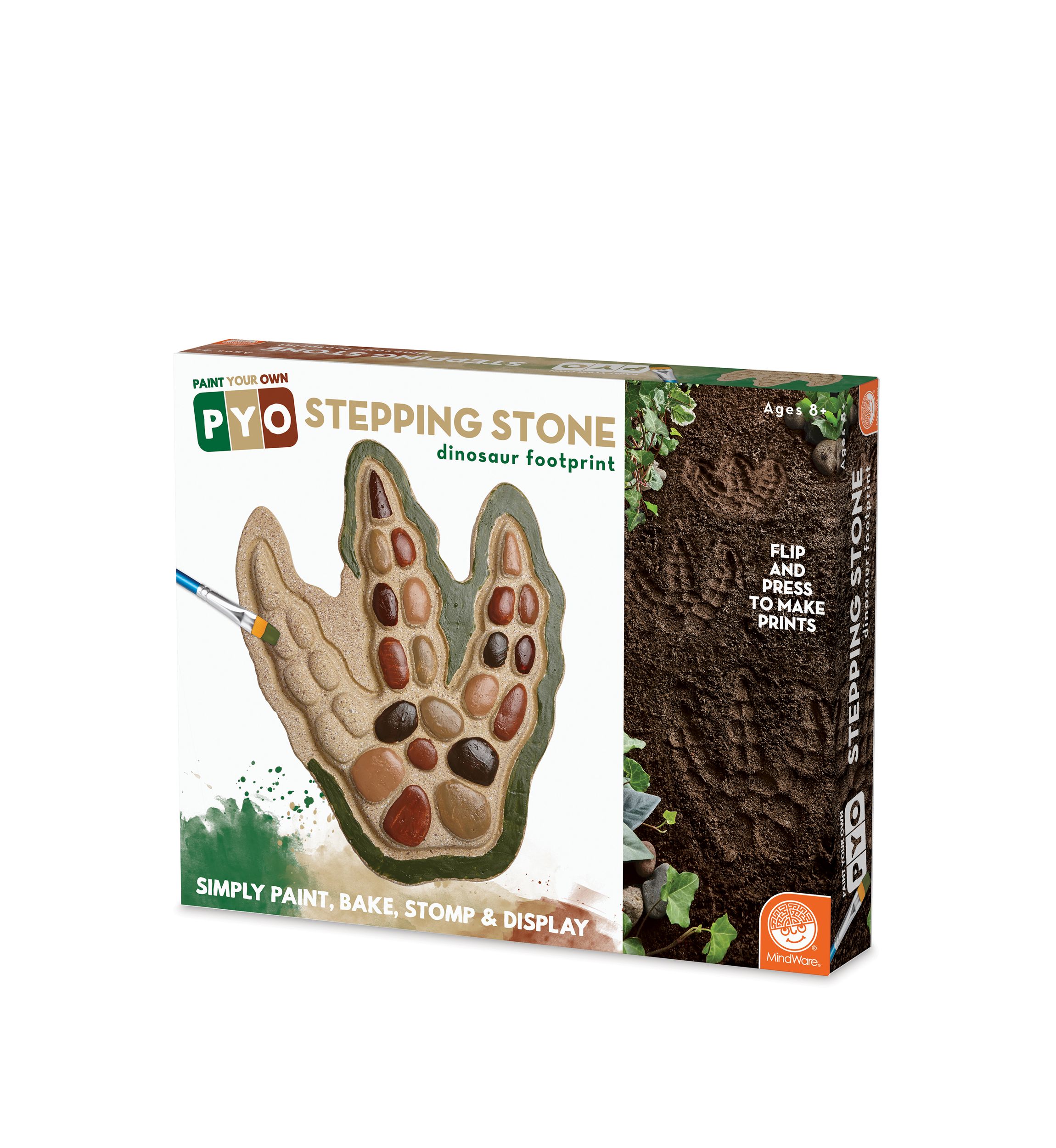 Paint Your Own Stepping Stone - Dinosaur Footprint