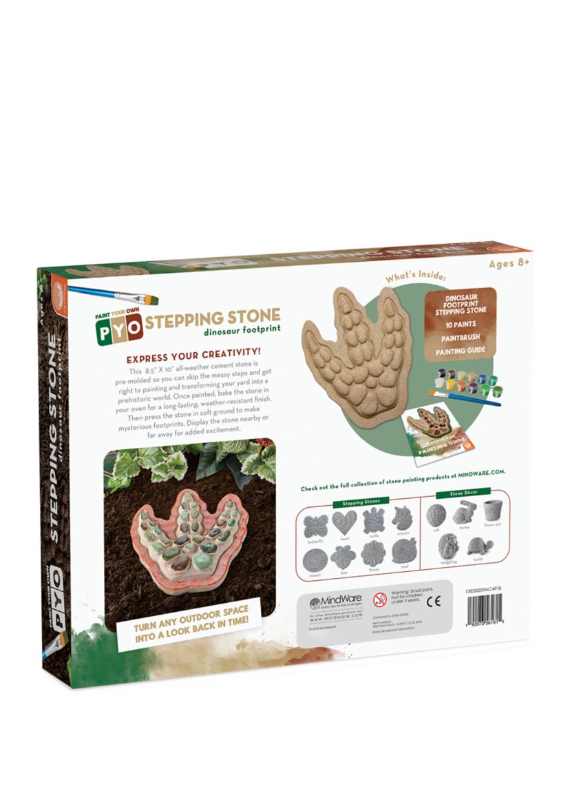 Paint Your Own Stepping Stone - Dinosaur Footprint