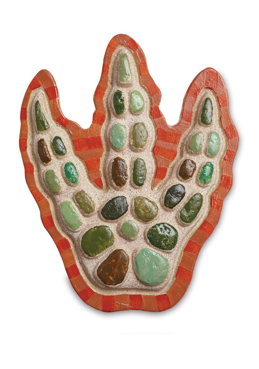 Paint Your Own Stepping Stone - Dinosaur Footprint