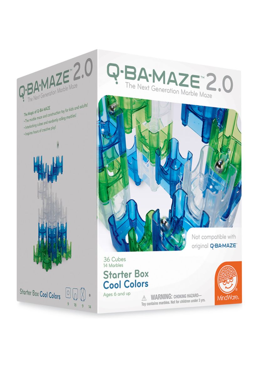 Q-BA-MAZE 2.0 Starter Box - Cool Colors: 50 Pcs