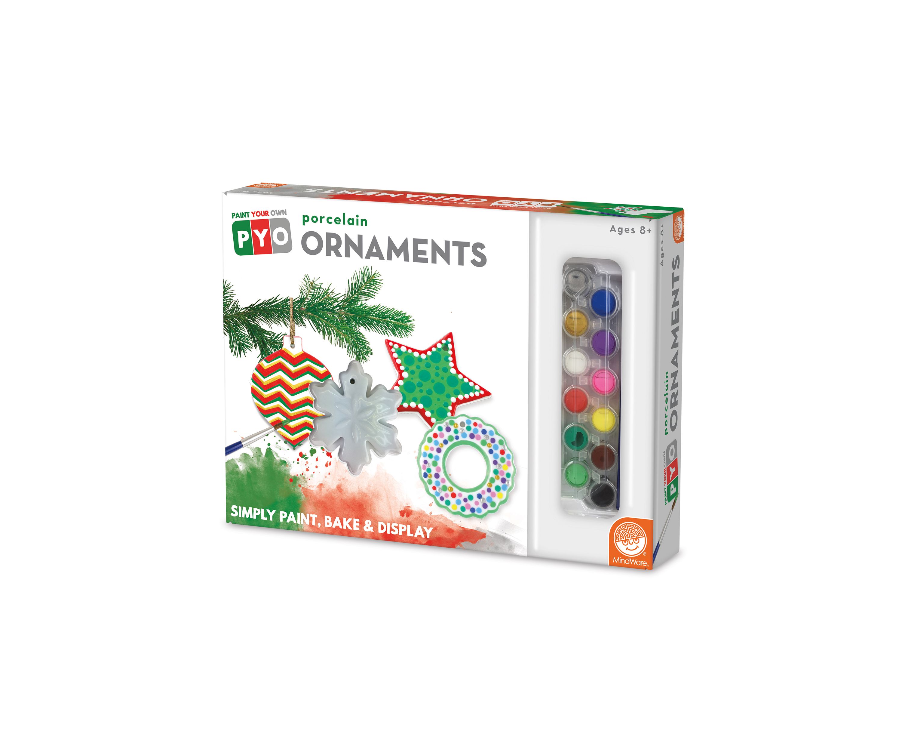 Paint Your Own Porcelain Ornaments Craft Kit