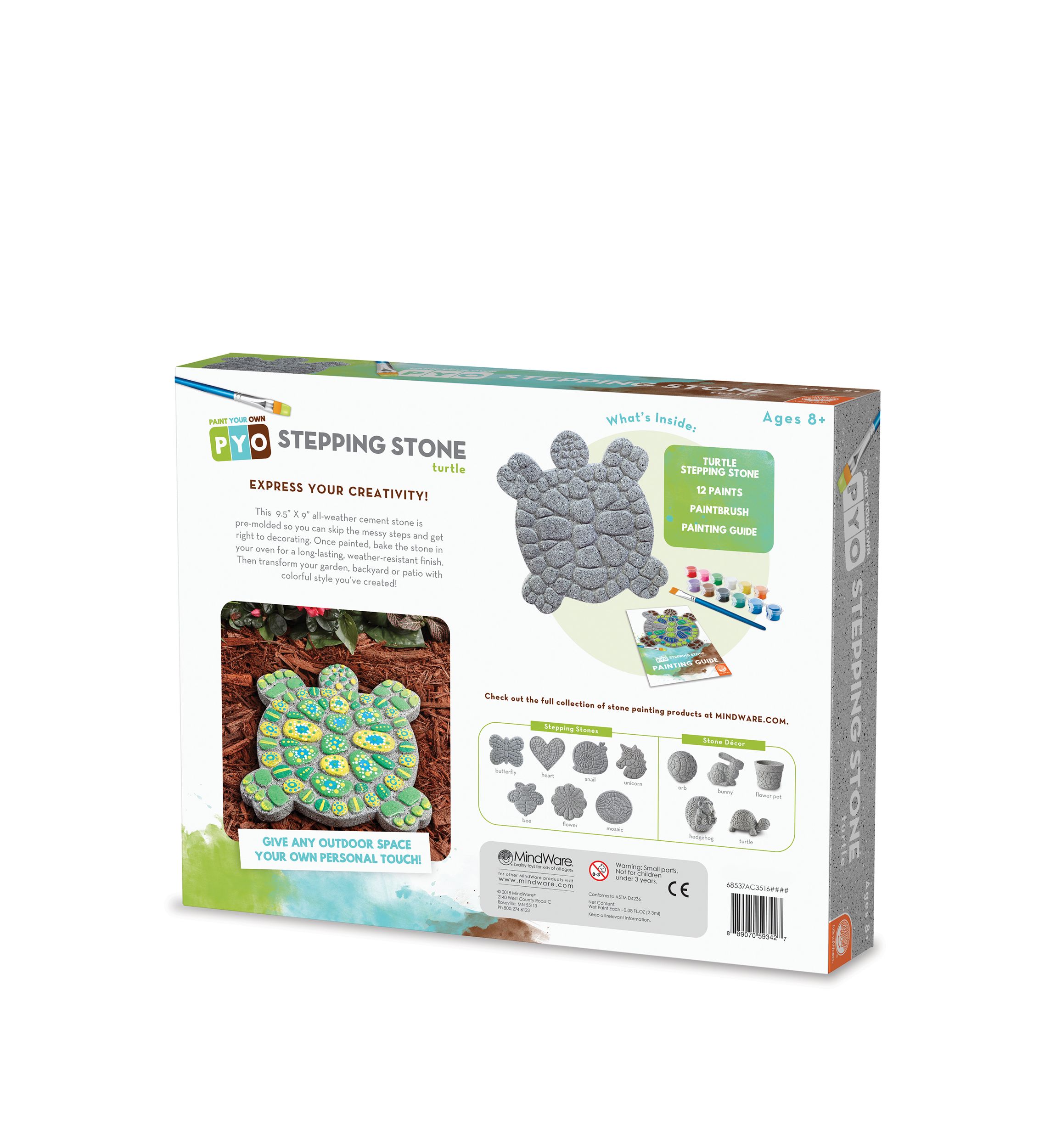Paint Your Own Turtle Stepping Stone Painting Kit