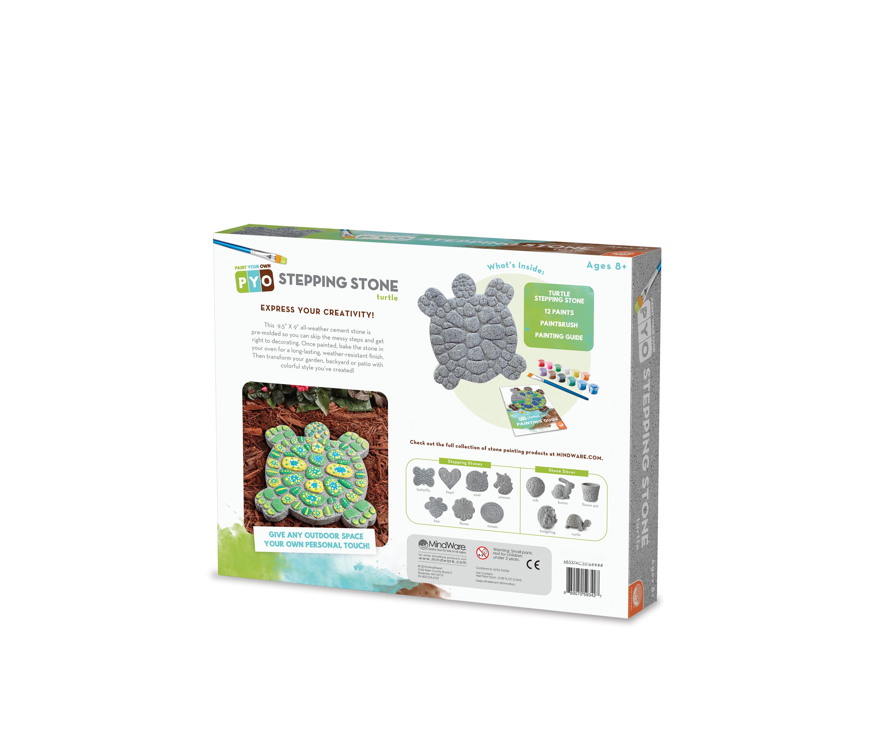Paint Your Own Turtle Stepping Stone Painting Kit