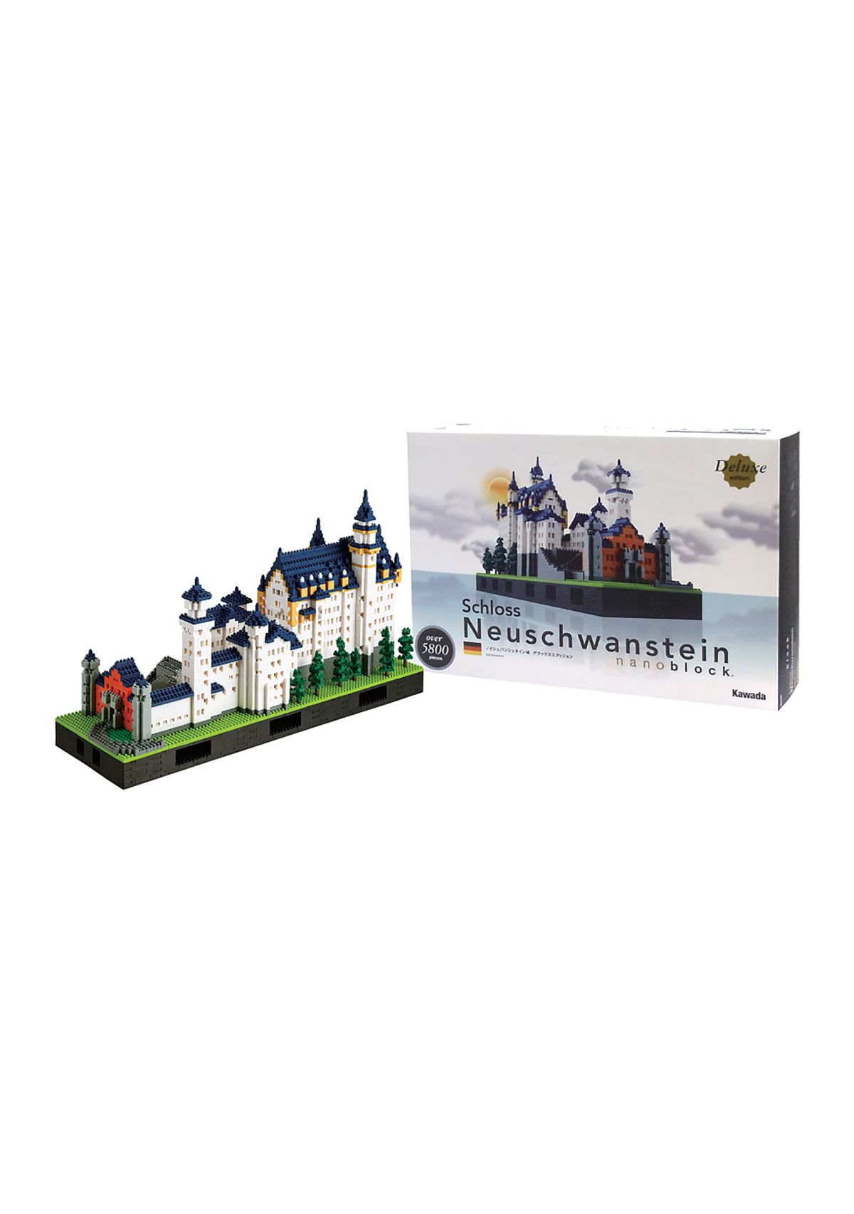 nanoblock Deluxe Edition Level 7 - Schloss Neuschwanstein: 5800 Pieces
