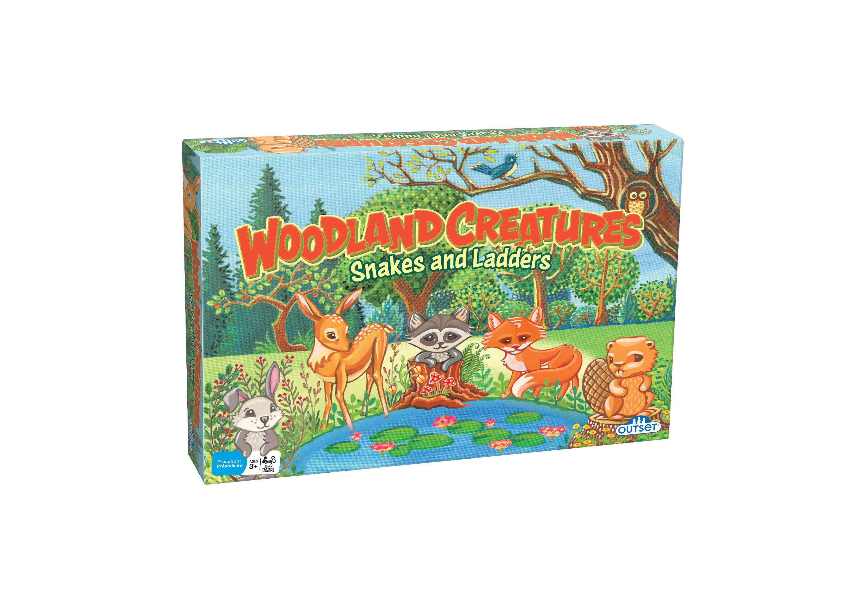 Woodland Creatures Snakes and Ladders
