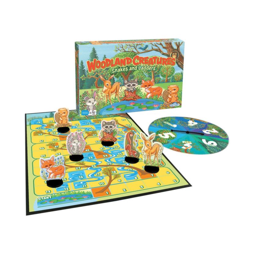 Woodland Creatures Snakes and Ladders