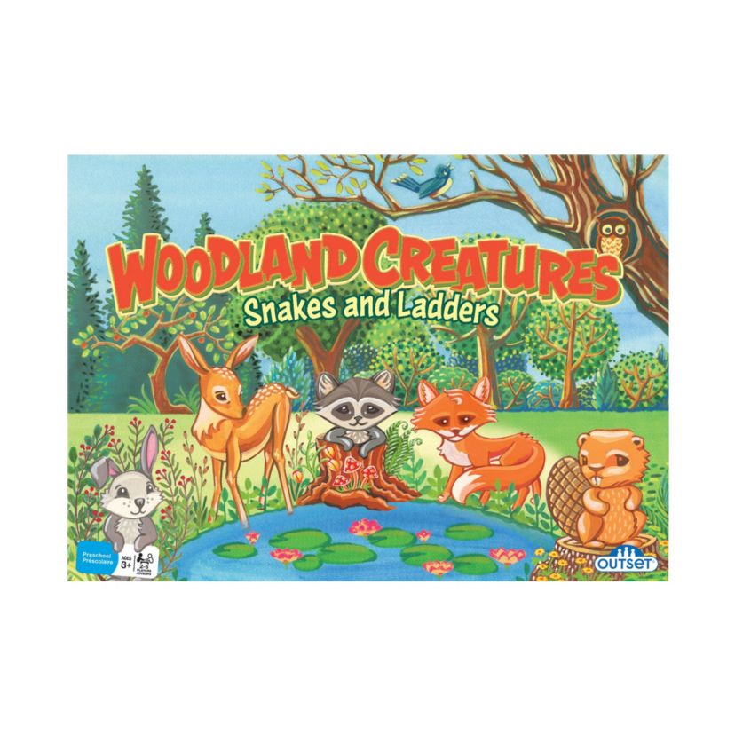 Woodland Creatures Snakes and Ladders