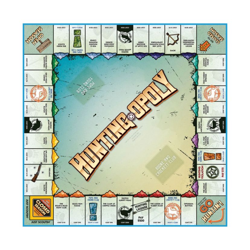 Hunting-Opoly Board Game