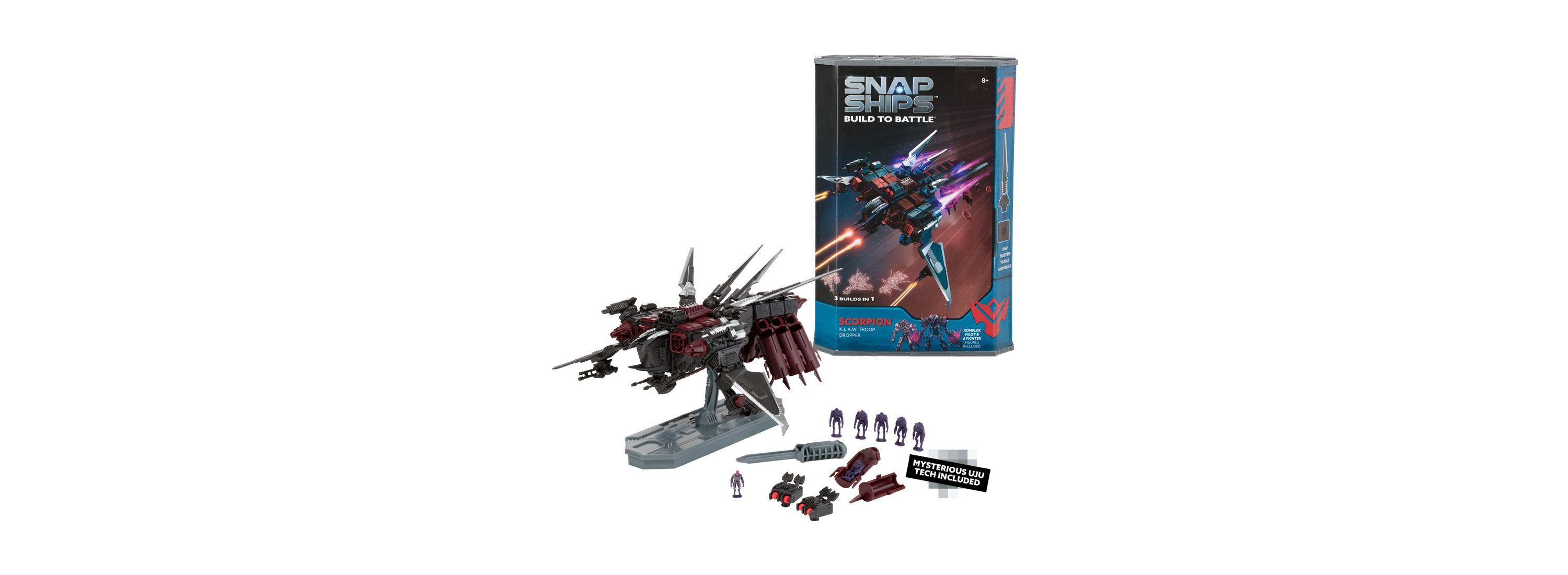 Snap Ships - Build to Battle: Scorpion K.L.A.W.Troop Dropper