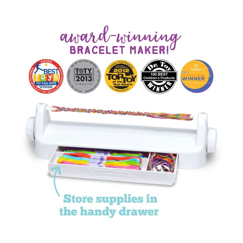 Loopdedoo Bracelet Spinning Loom - Deluxe Edition