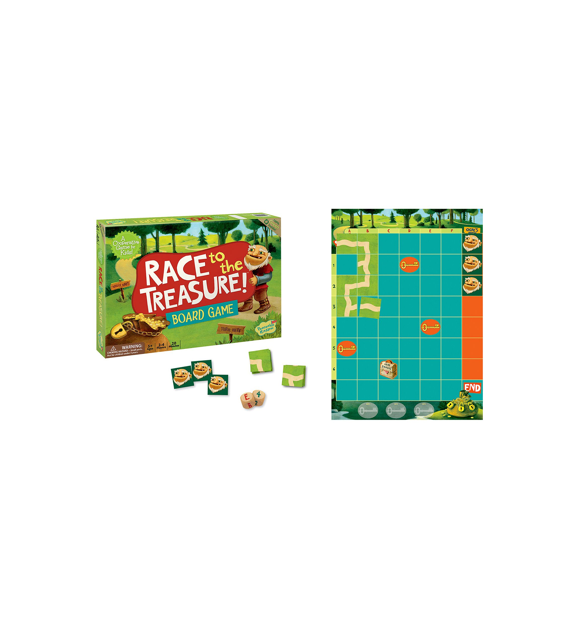 Race to the Treasure Cooperative Board Game