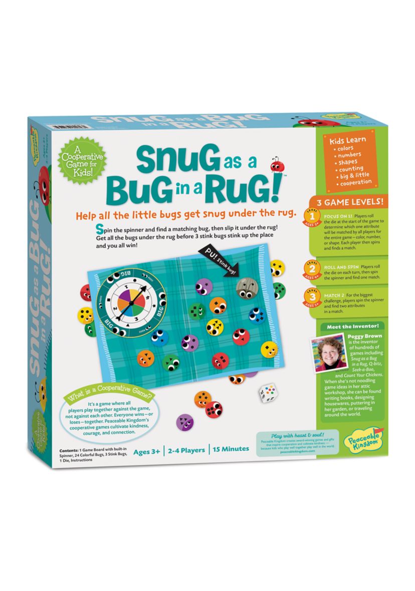 Snug as a Bug in a Rug Kids Game