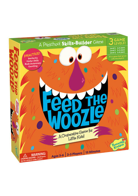 Peaceable Kingdom Feed the Woozle Preschool Game