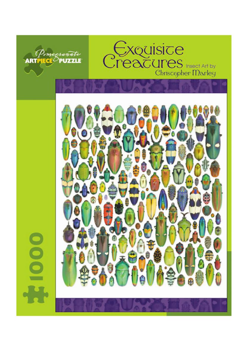  Christopher Marley - Exquisite Creatures: Insect Art Puzzle: 1000 Pieces