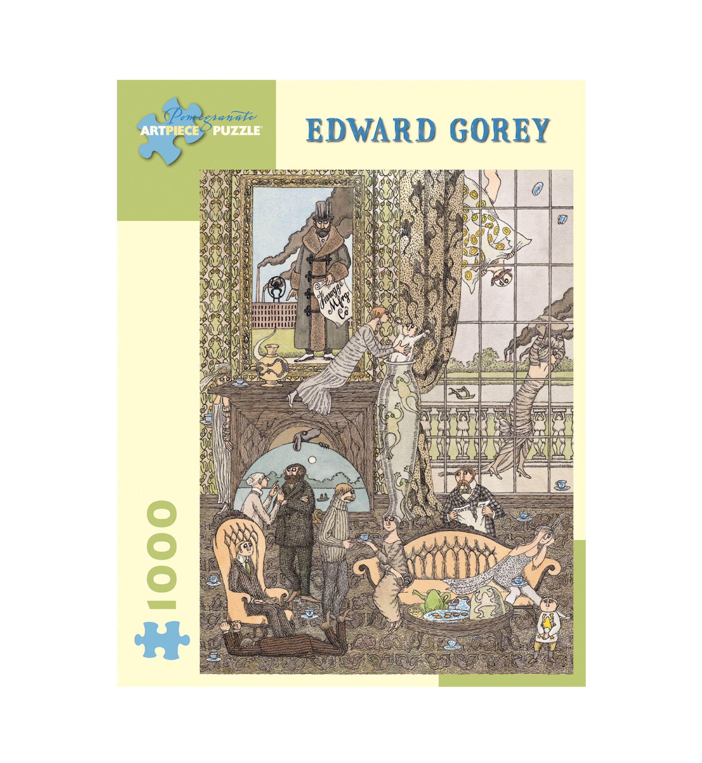  Edward Gorey - Frawgge Manufacturing Co. Puzzle: 1000 Pieces