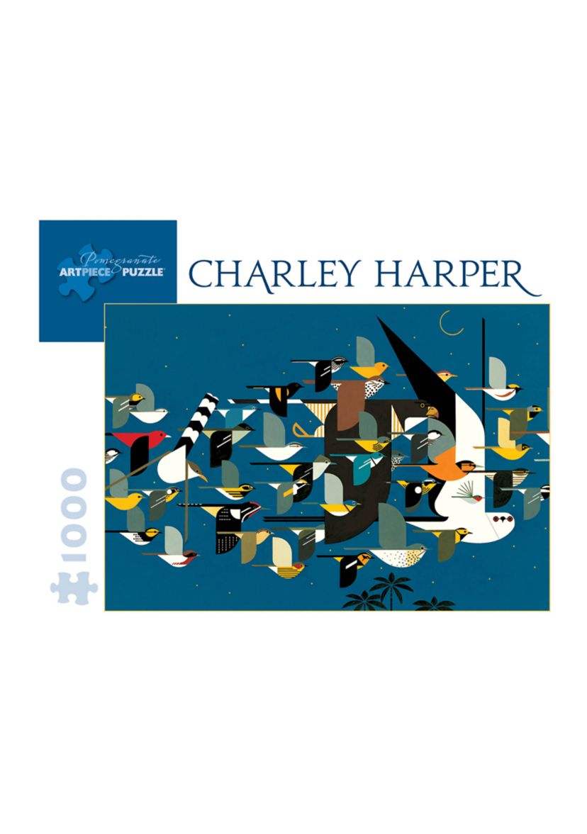 Charley Harper Mystery of the Missing Migrants Puzzle: 1000 Pieces