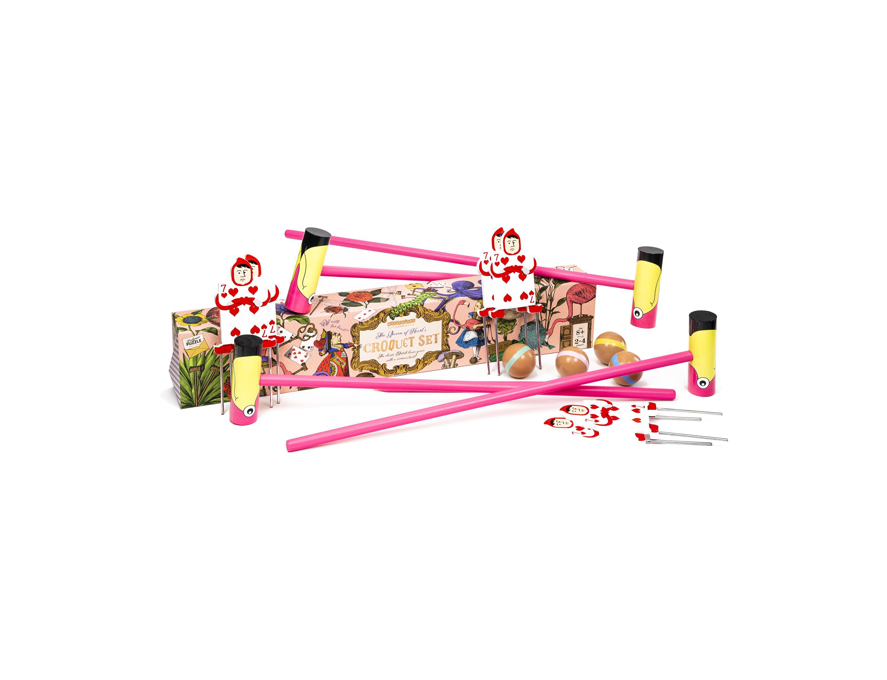 Wonderland Games - The Queen of Hearts Croquet Set