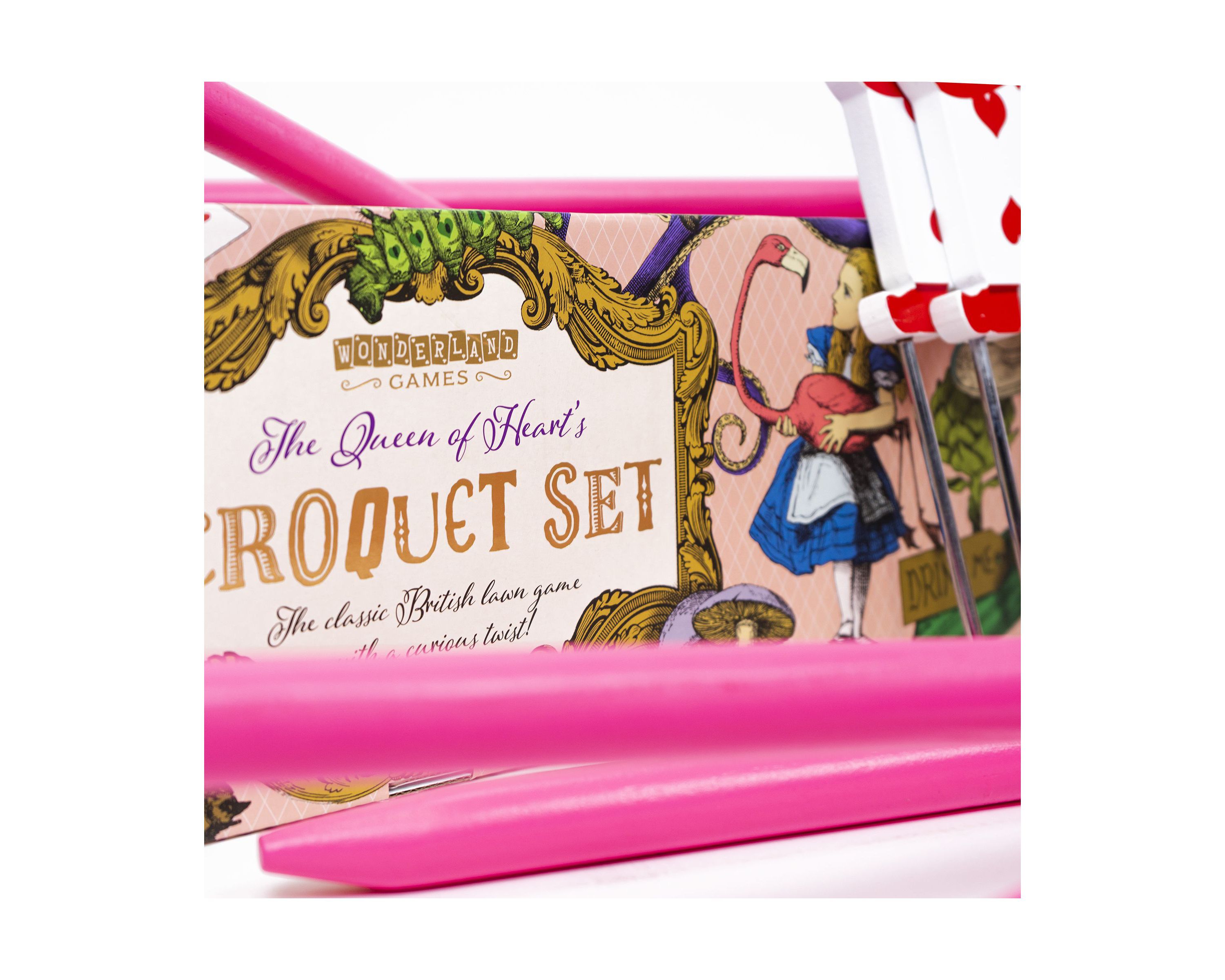 Wonderland Games - The Queen of Hearts Croquet Set