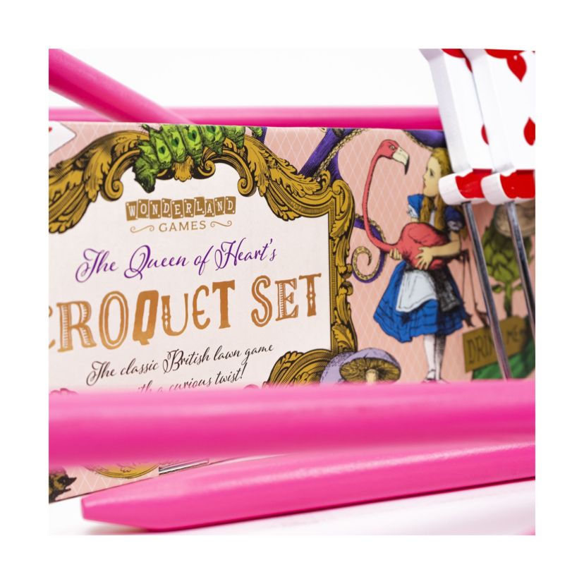 Wonderland Games - The Queen of Hearts Croquet Set