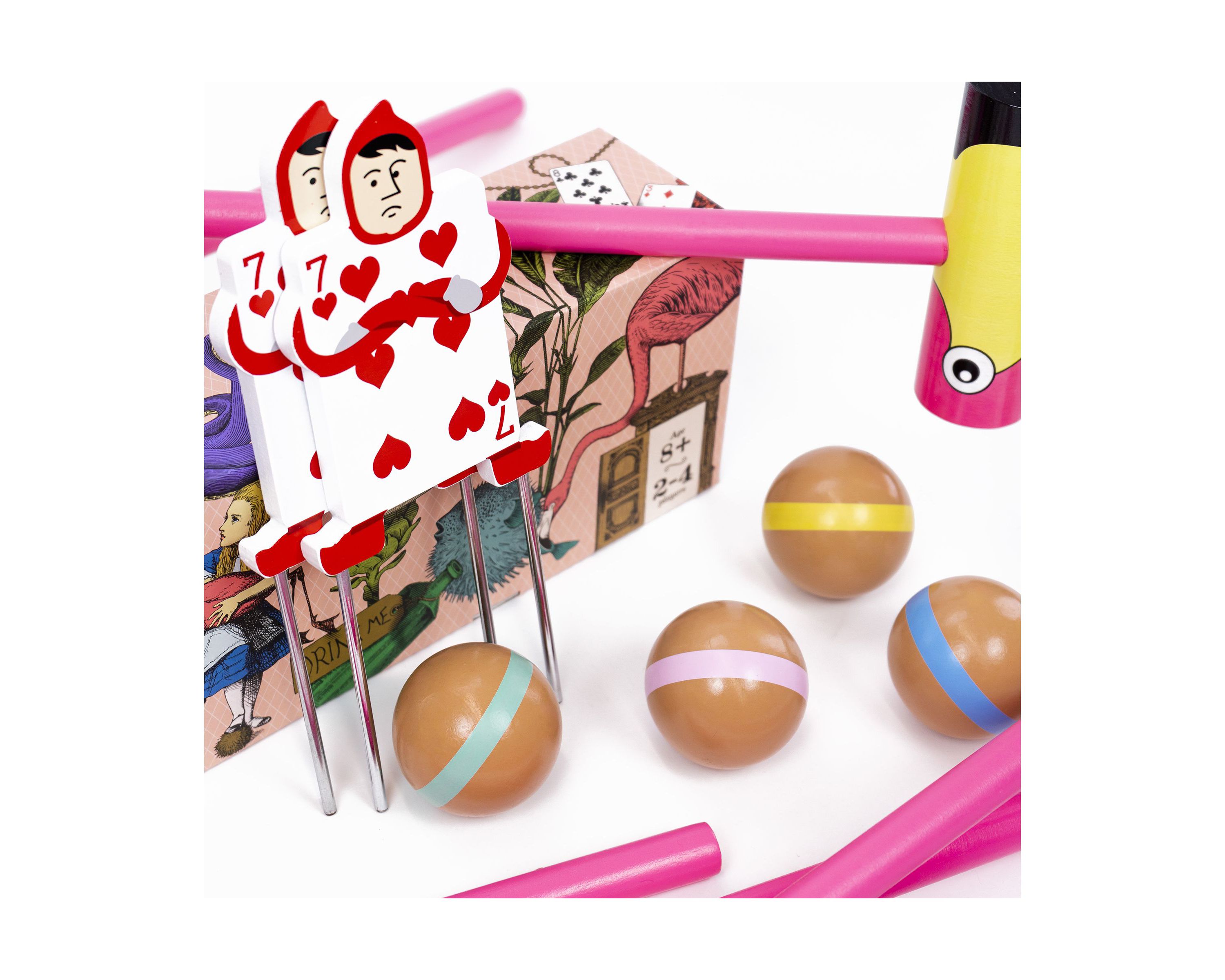Wonderland Games - The Queen of Hearts Croquet Set