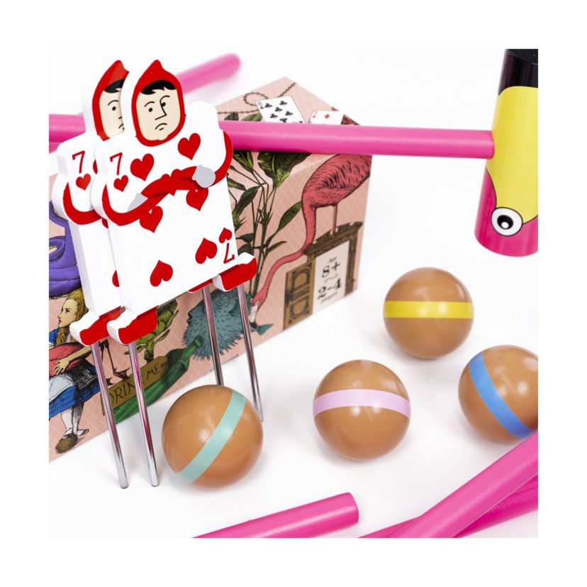 Wonderland Games - The Queen of Hearts Croquet Set