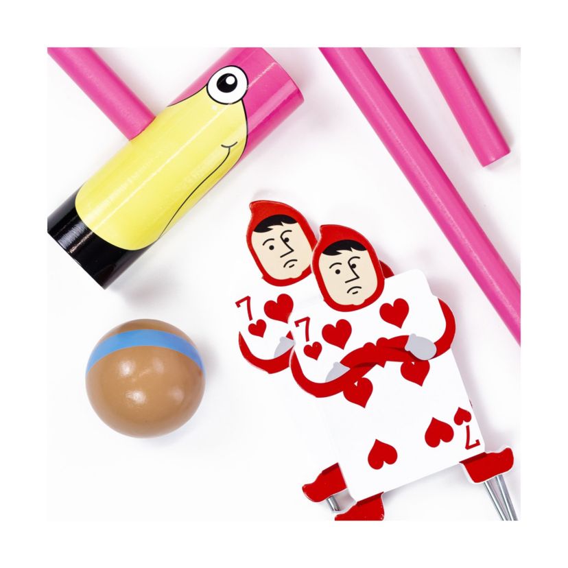 Wonderland Games - The Queen of Hearts Croquet Set