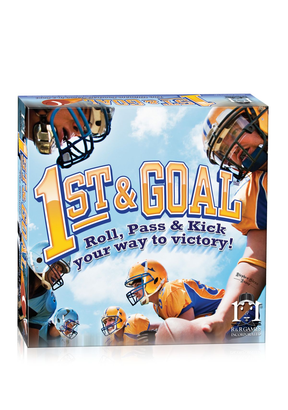 1st and Goal Football Board Game: Roll, Pass and Kick Your Way to Victory!