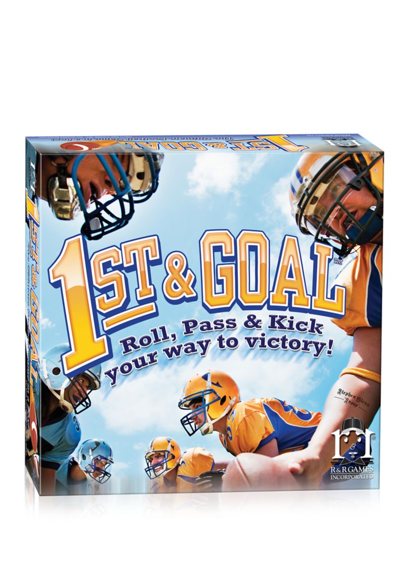 1st and Goal Football Board Game: Roll, Pass and Kick Your Way to Victory!