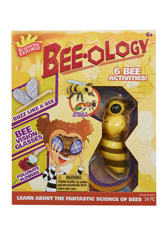 Scientific Explorer Bee-Ology Science Kids Science Experiment Kit 34 Pieces 
