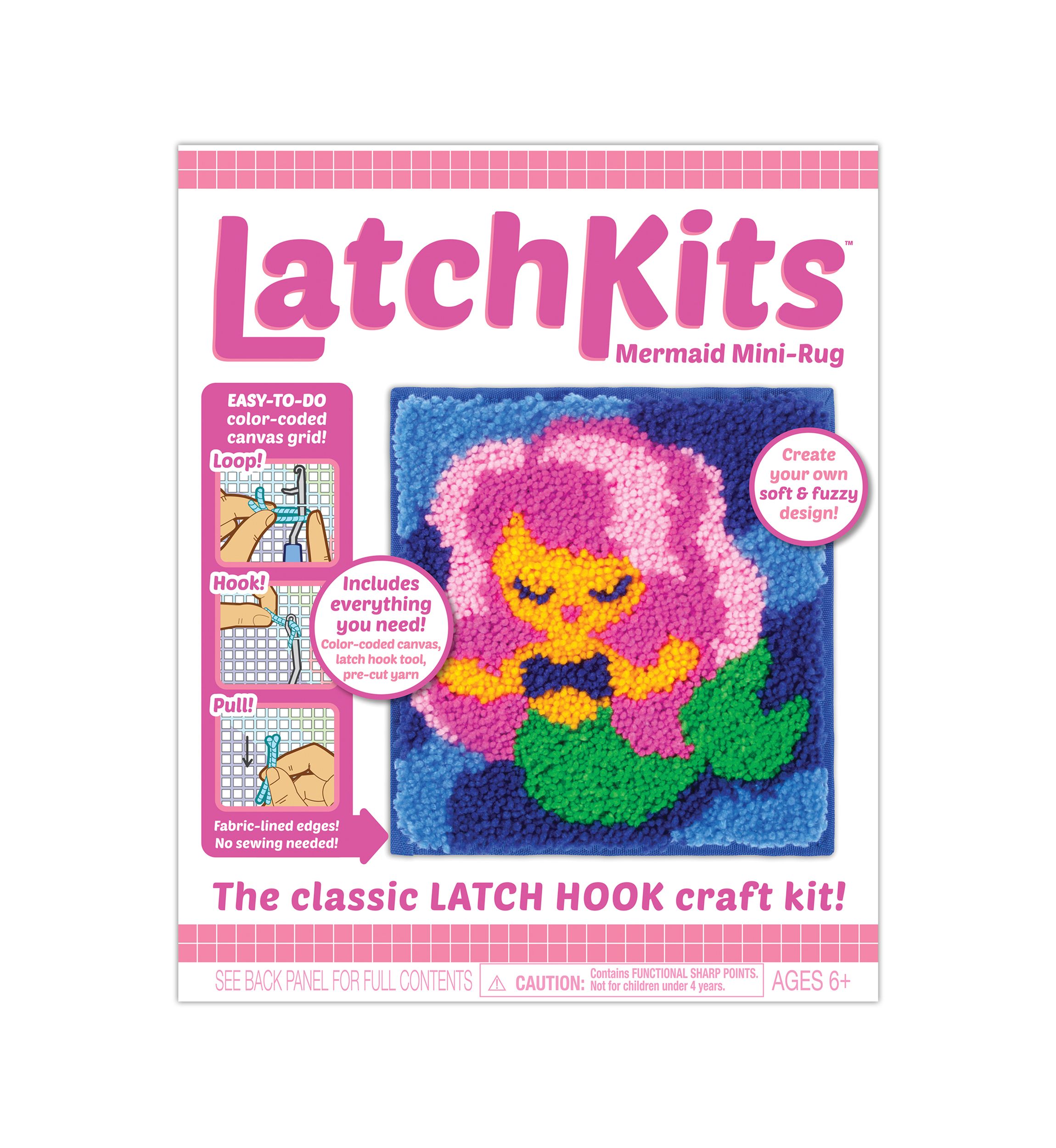 Mermaid Mini-Rug Craft Kit 